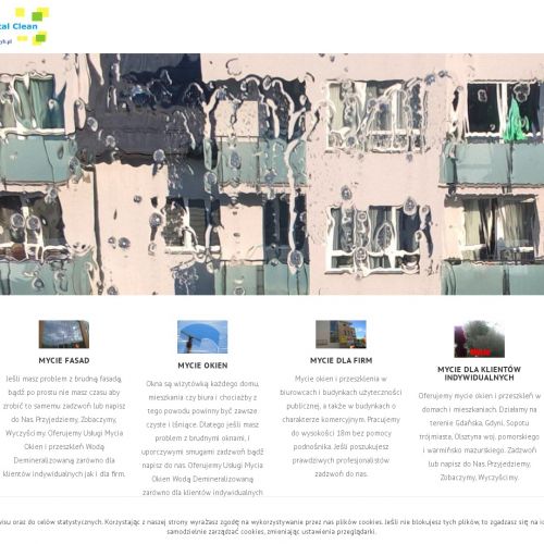 Gdańsk - mycie fasad