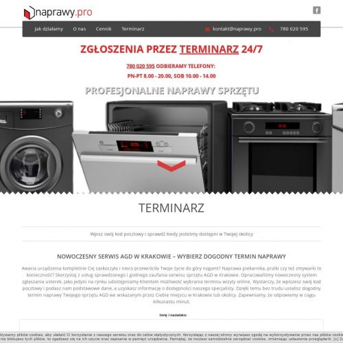 Naprawa piekarników - Kraków