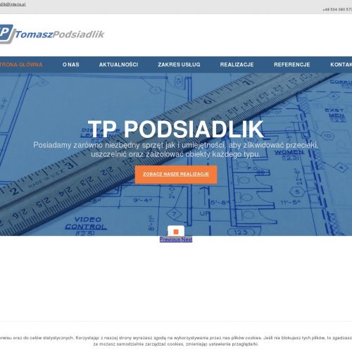 Uszczelnianie przecieków wody Warszawa