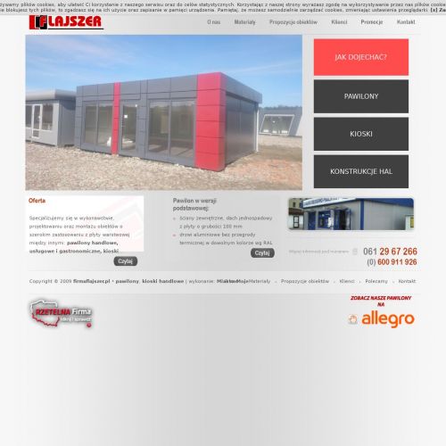 Oborniki - pawilony handlowe z płyty obornickiej