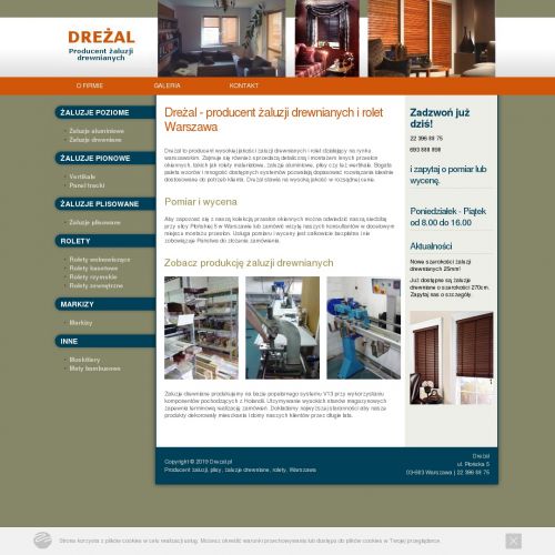 Warszawa - rolety rzymskie targówek