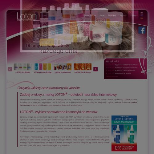 Loton professional termo-spray do prostowania włosów w Słupsku