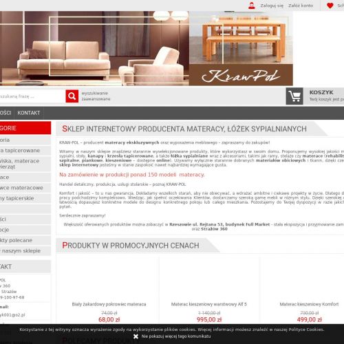 Tkanina materacowa pikowana