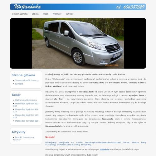 Ustrzyki Dolne - przewóz osób solina