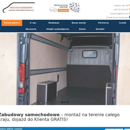 Zabudowa kontenerowa samochodów w Krakowie