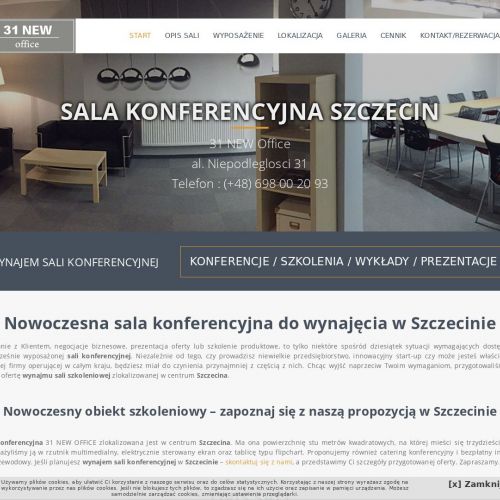 Szczecin - sale konferencyjne do wynajęcia