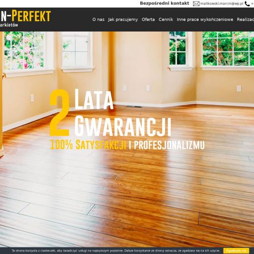 Płock - naprawa parkietu