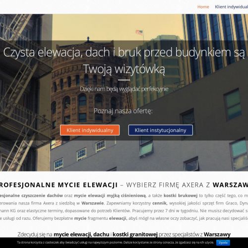 Czyszczenie elewacji w Warszawie