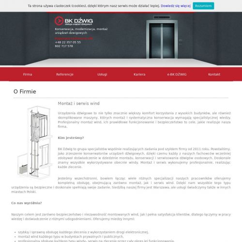 Naprawa dźwigu osobowego w Olsztynie