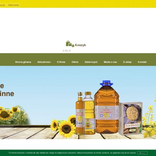 Olej słonecznikowy nierafinowany sklep