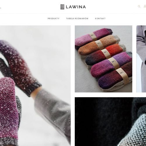 Rekawiczki z welny merynosa