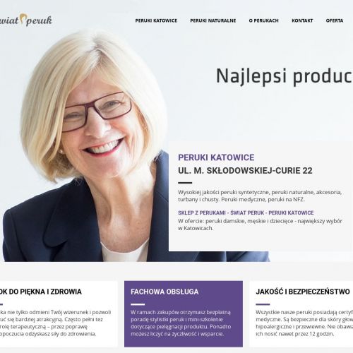 Peruka syntetyczna - Katowice