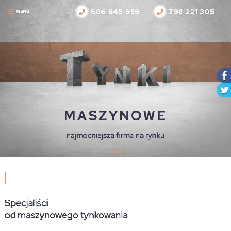 Tynki maszynowe radomsko cena - Kutno