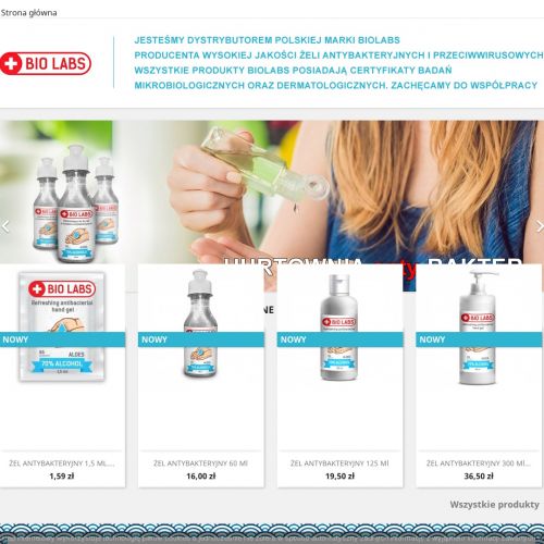 Żel antybakteryjny z pompką