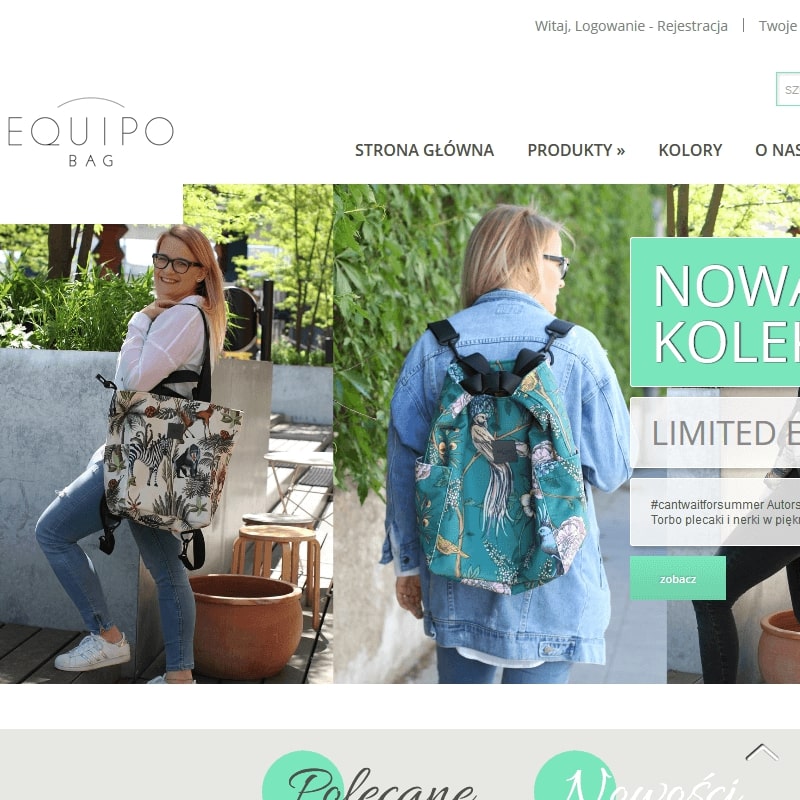 Pasek do aparatu z haftem Poznań