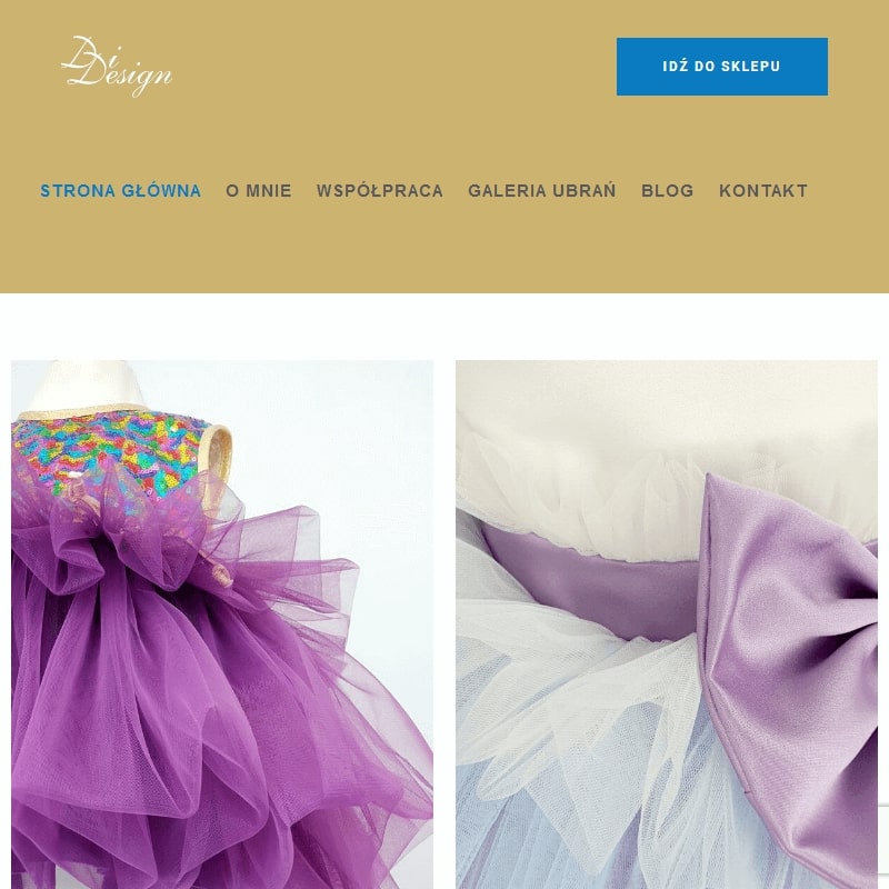 Autorskie sukienki dla dziewczynek