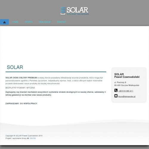 Rolety zewnętrzne tarasowe - świebodzin