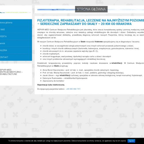 Rehabilitacja skała - Kraków