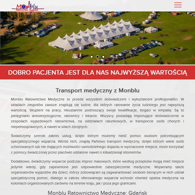 Transport medyczny na chemioterapię - Gdynia