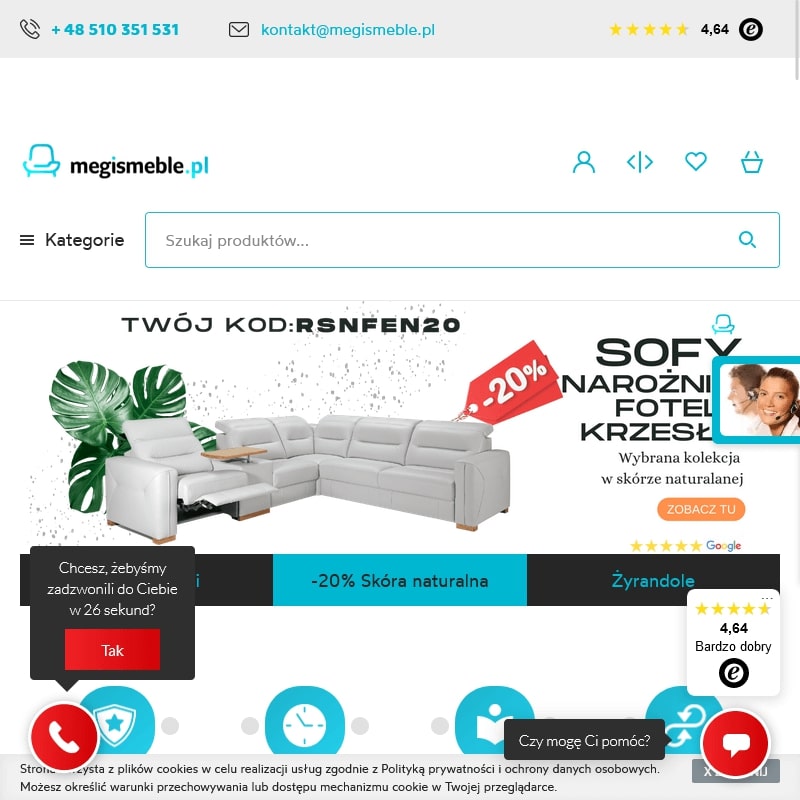 Stolik kawowy rozkładany