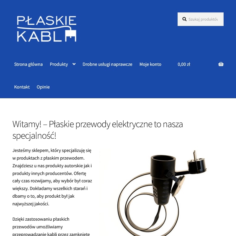 Przejście okienne kabla elektrycznego