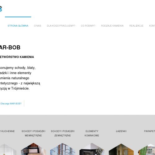 Reda - schody z kamienia