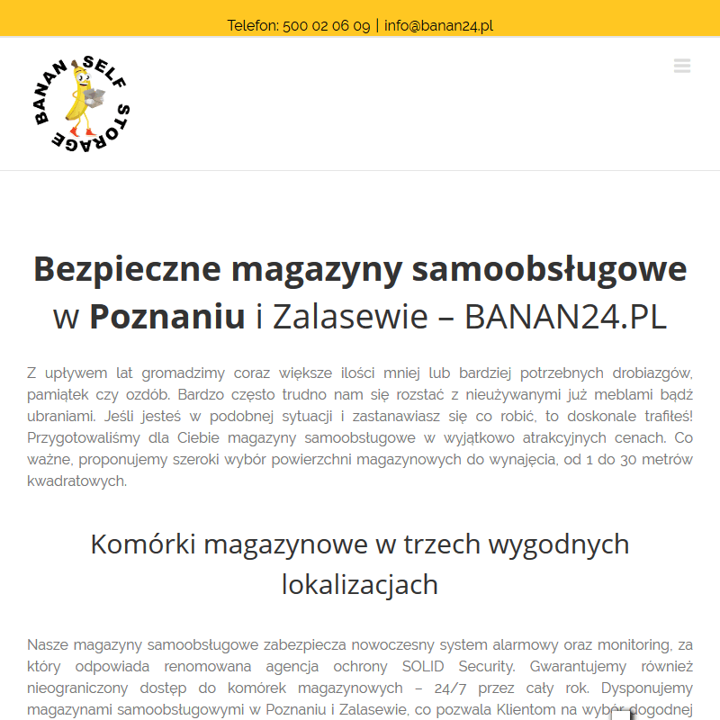 Magazyny na wynajem - Poznań