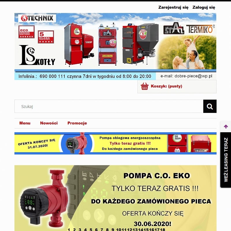 Pleszew - kotły na ekogroszek