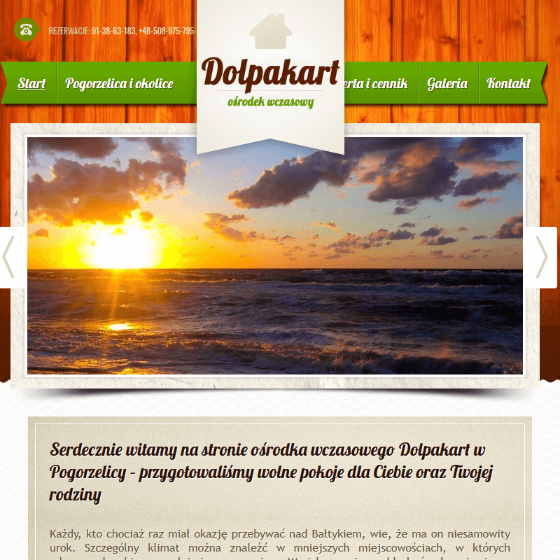 Wczasy rodzinne pogorzelica