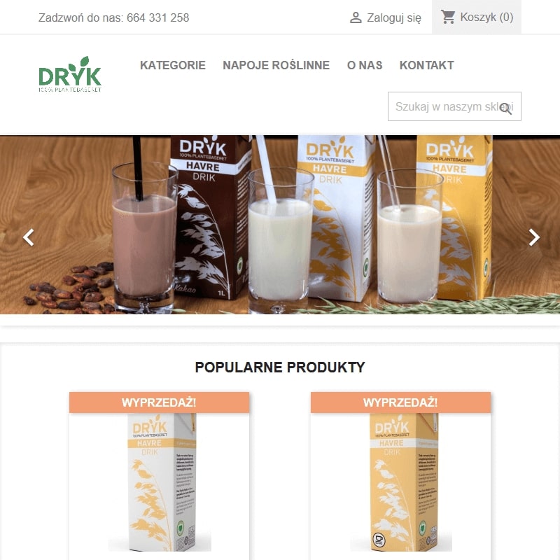 Napój z groszku barista