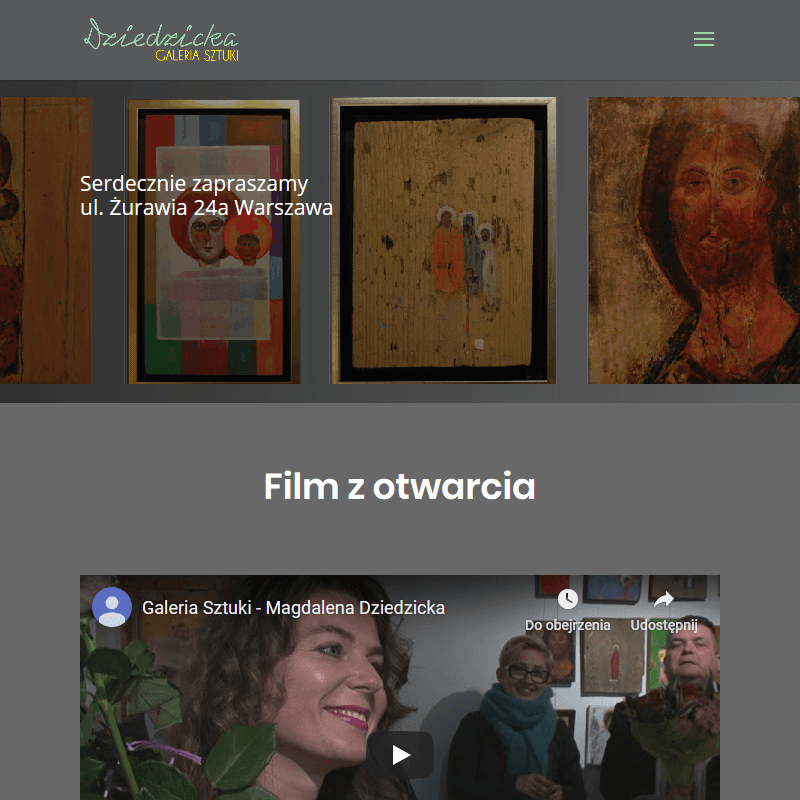 Ikony ręcznie malowane - Warszawa