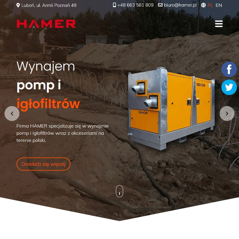 Odwodnienie igłofiltrami