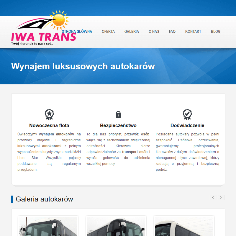 Wynajem autokarów w łodzi w Łodzi