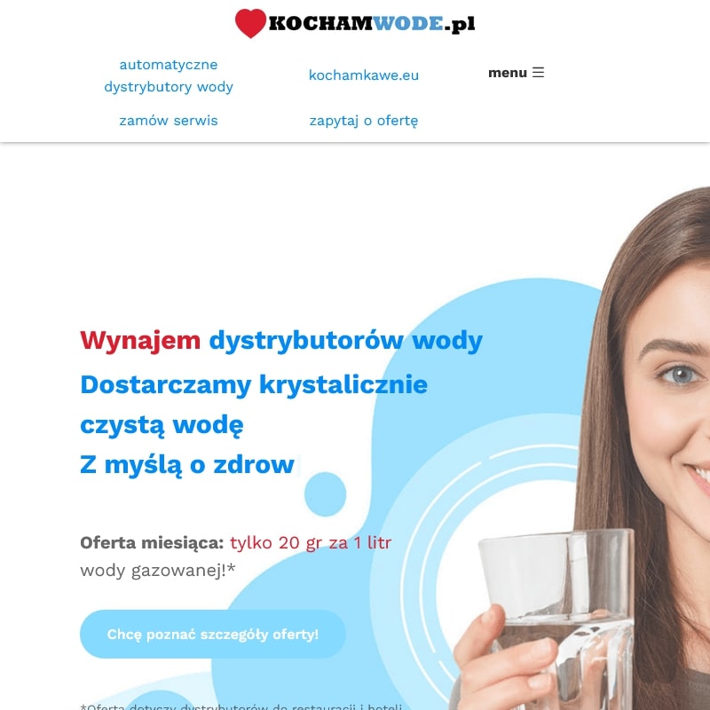 Dystrybutor z wodą gazowaną