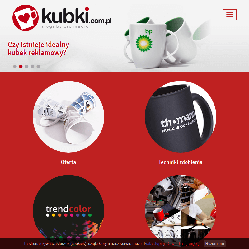 Kubki promocyjne