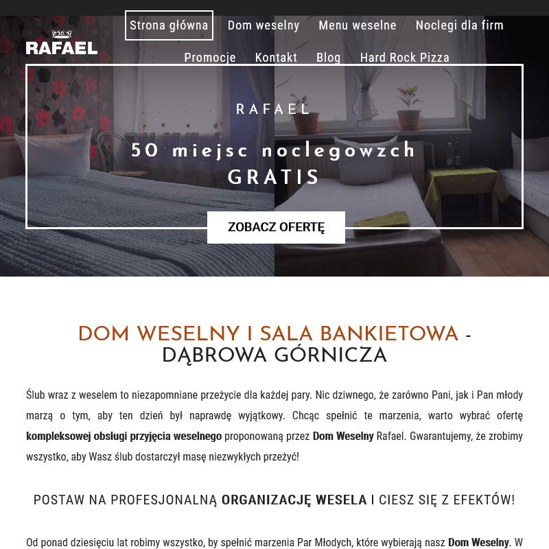 Sala weselna śląsk w Dąbrowie Górniczej