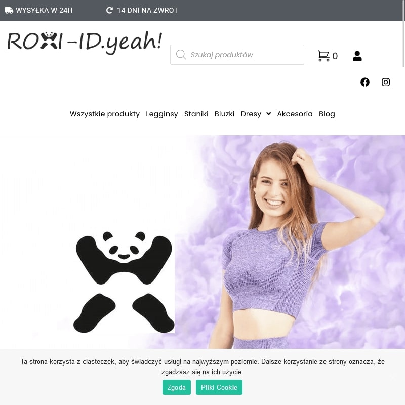 Legginsy sportowe modelujące pośladki
