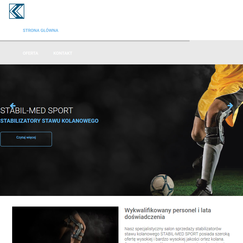 Poznań - regulowany usztywniacz kolana