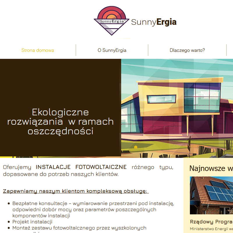 Gdańsk - system fotowoltaiczny